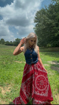 Bandana Prairie Skirt