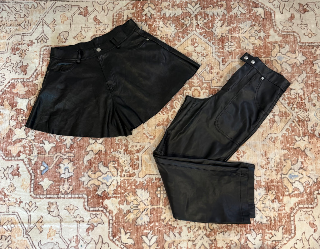 Faux Leather Pants