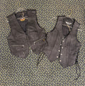 Black Leather Vest