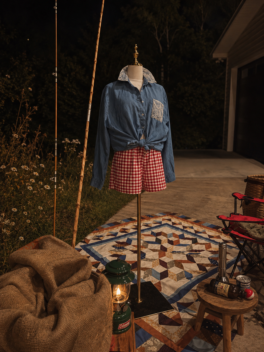 The Reel Pretty Denim Button Up