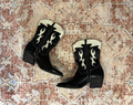 Black and White Boots
