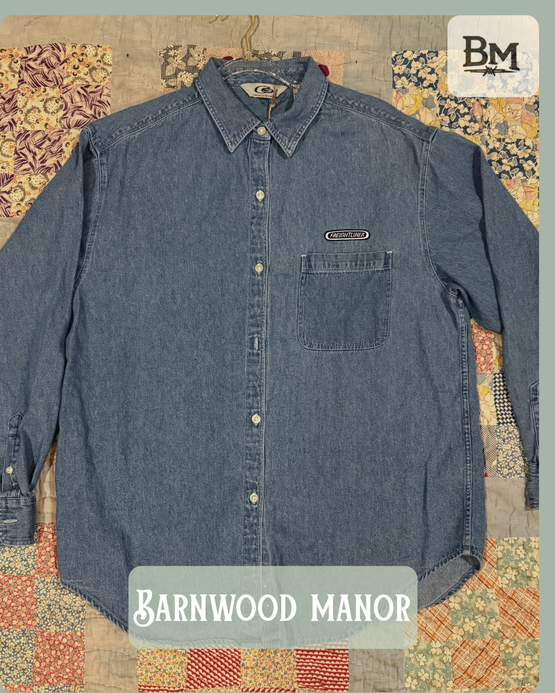 Vintage Denim Freightliner Shirt