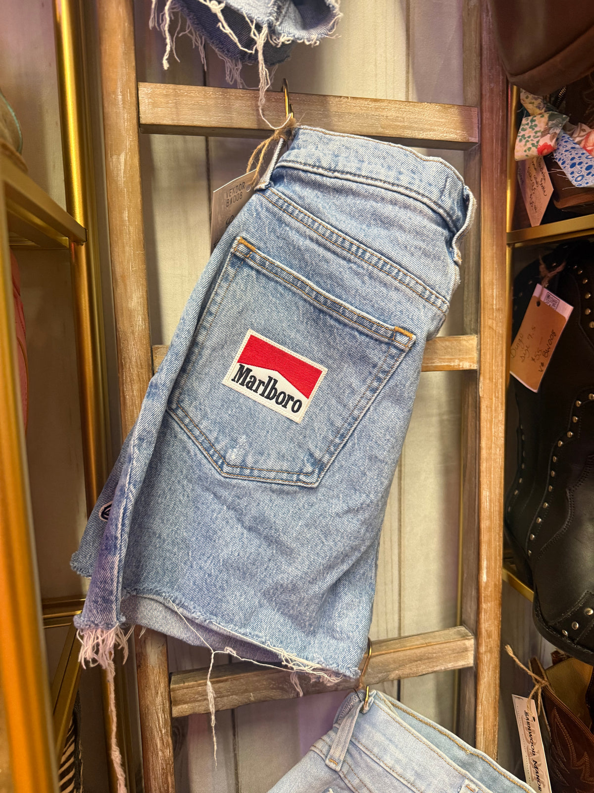 Marlboro Inspired Cutoffs