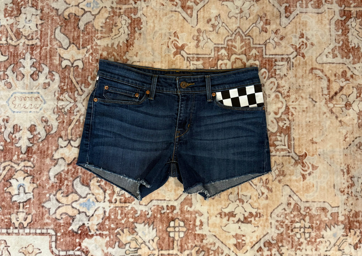 Vintage Levi Checker Shorts