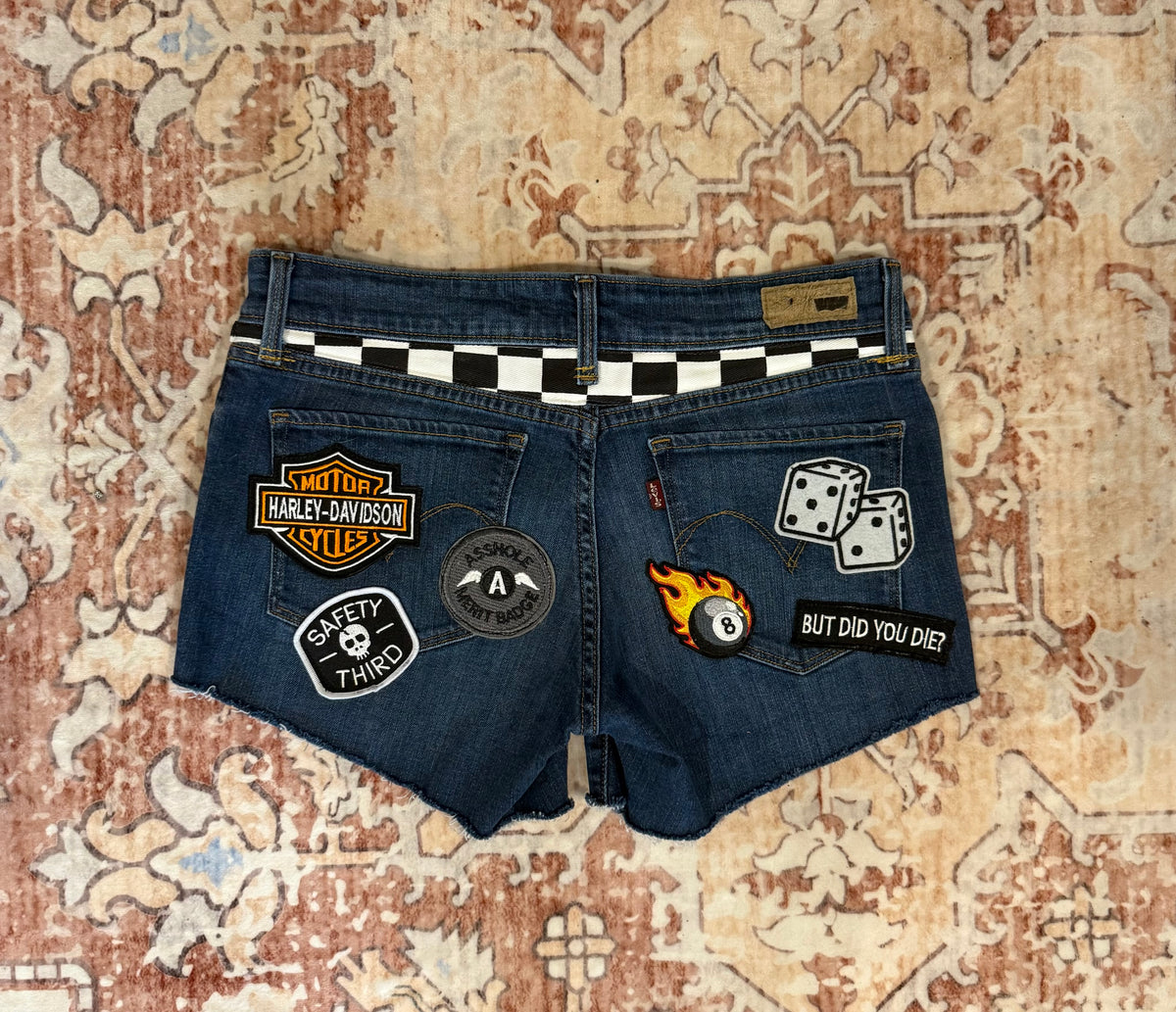 Vintage Levi Checker Shorts