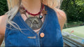 Marlboro Inspired Layered Western Necklace Set