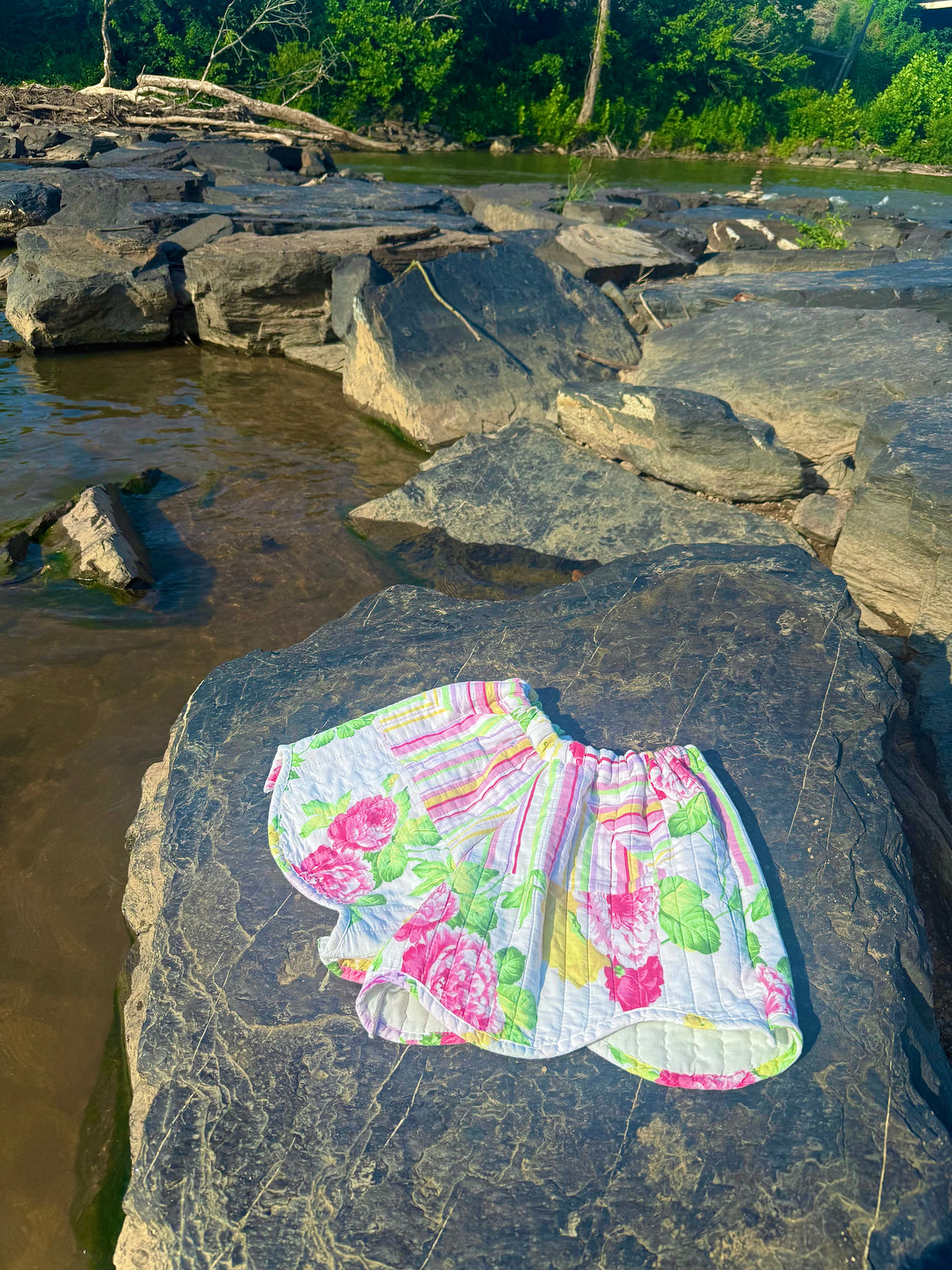 Wildflower Blossom Quilt Shorts