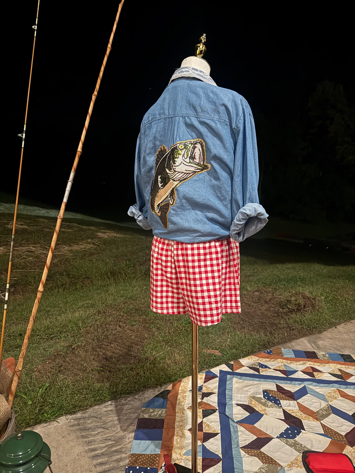 The Reel Pretty Denim Button Up