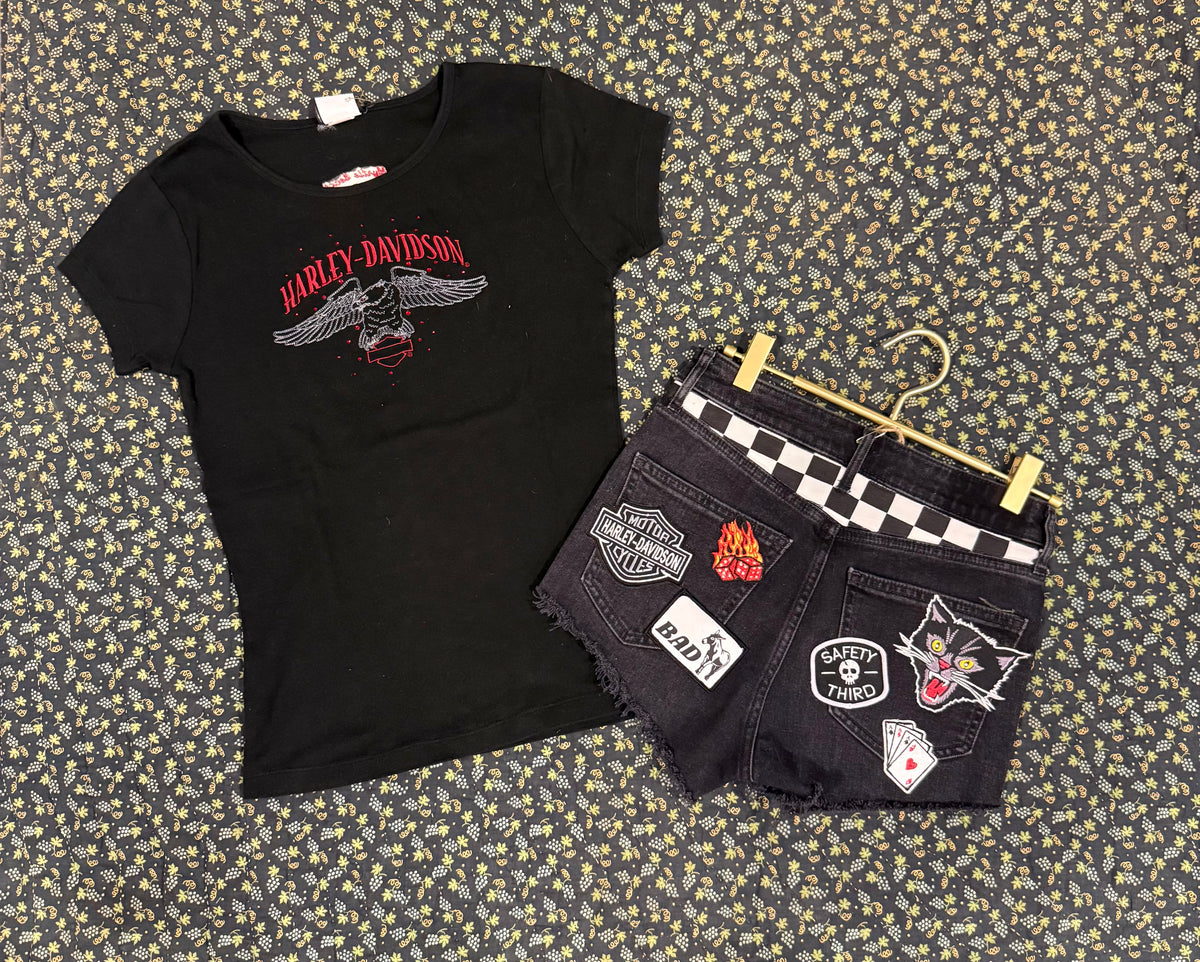 Black HD Baby Doll Tee