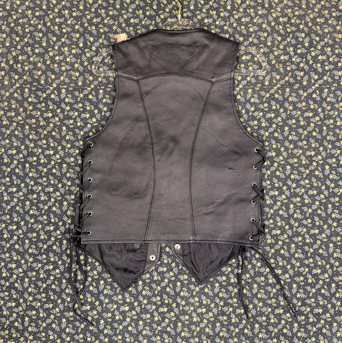 Black Leather Vest