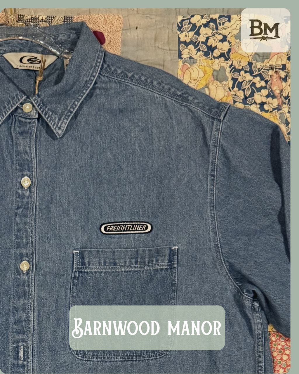 Vintage Denim Freightliner Shirt