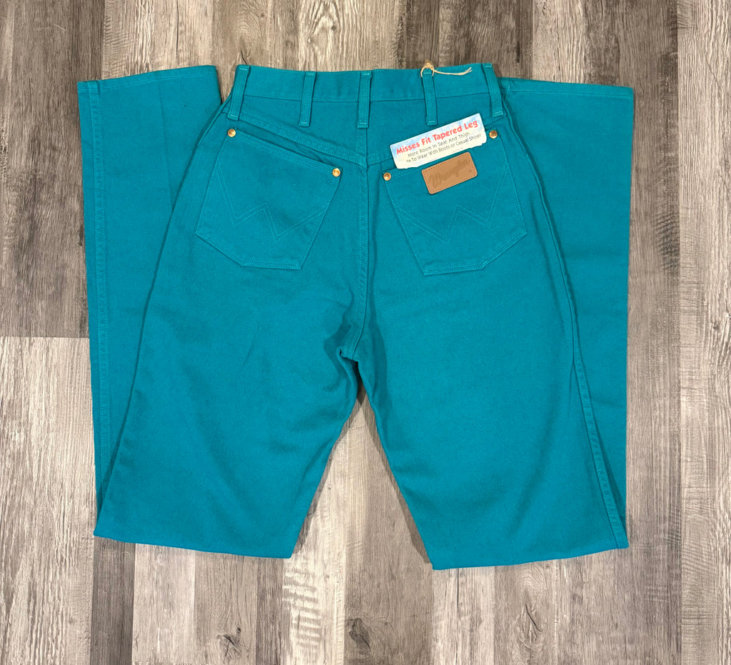 Vintage Wrangler Jeans in Teal 26W X 36L