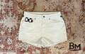 White Checkered Shorts