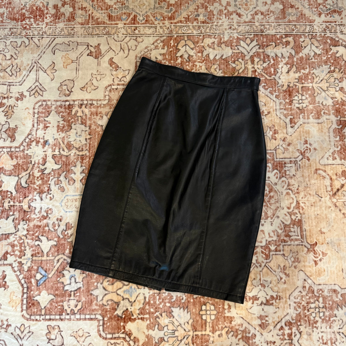 Genuine Vintage Leather Skirt
