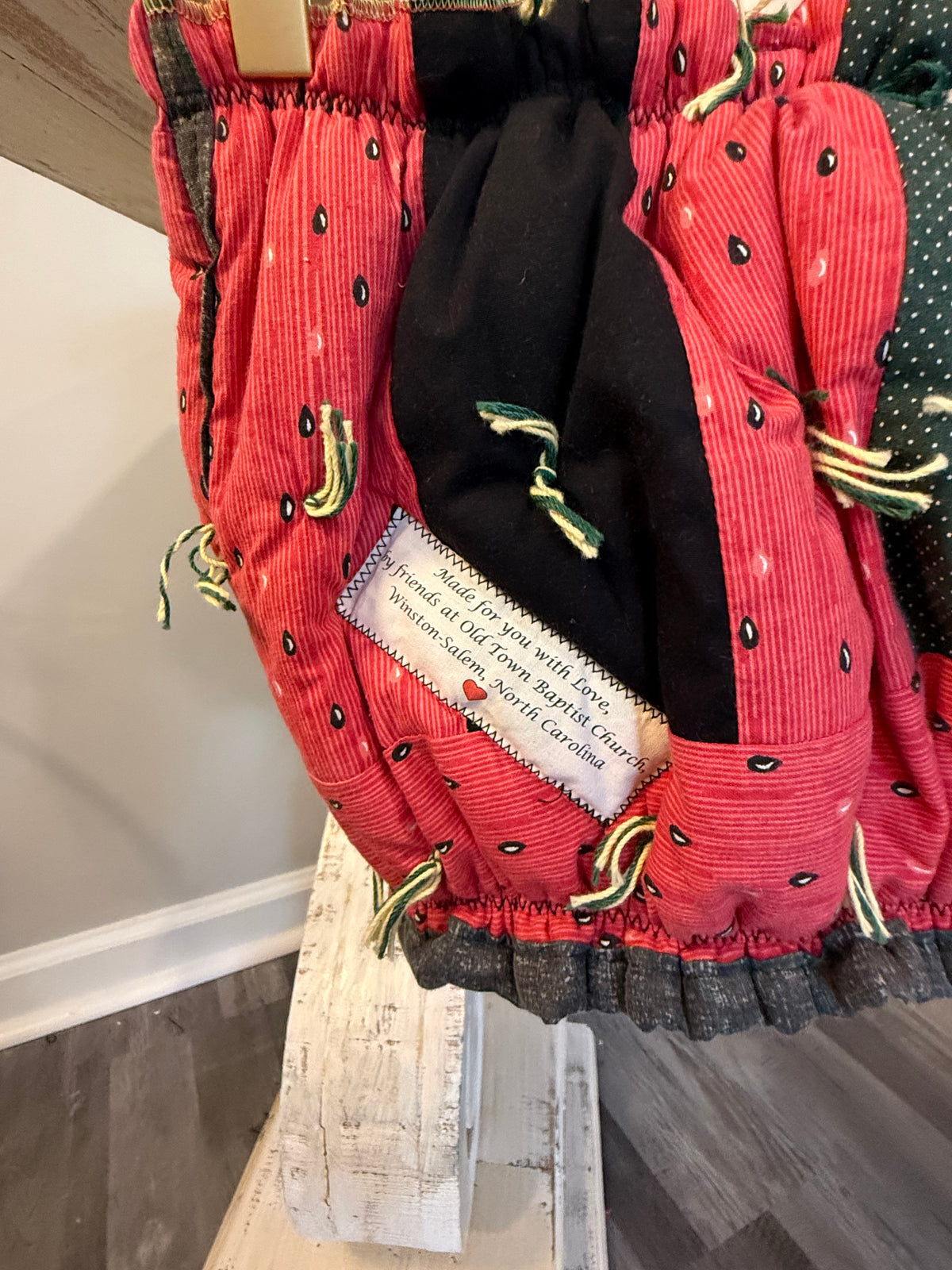 Watermelon Patchwork Top