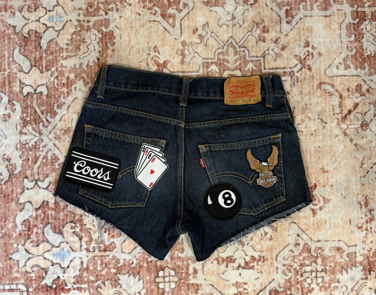 Vintage HD and Coors Levi Cutoff