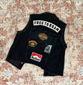 Black Denim Vest