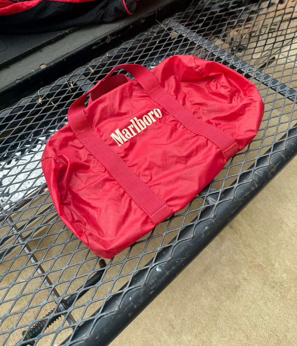 Small Authentic Vintage Marlboro Duffle Bag