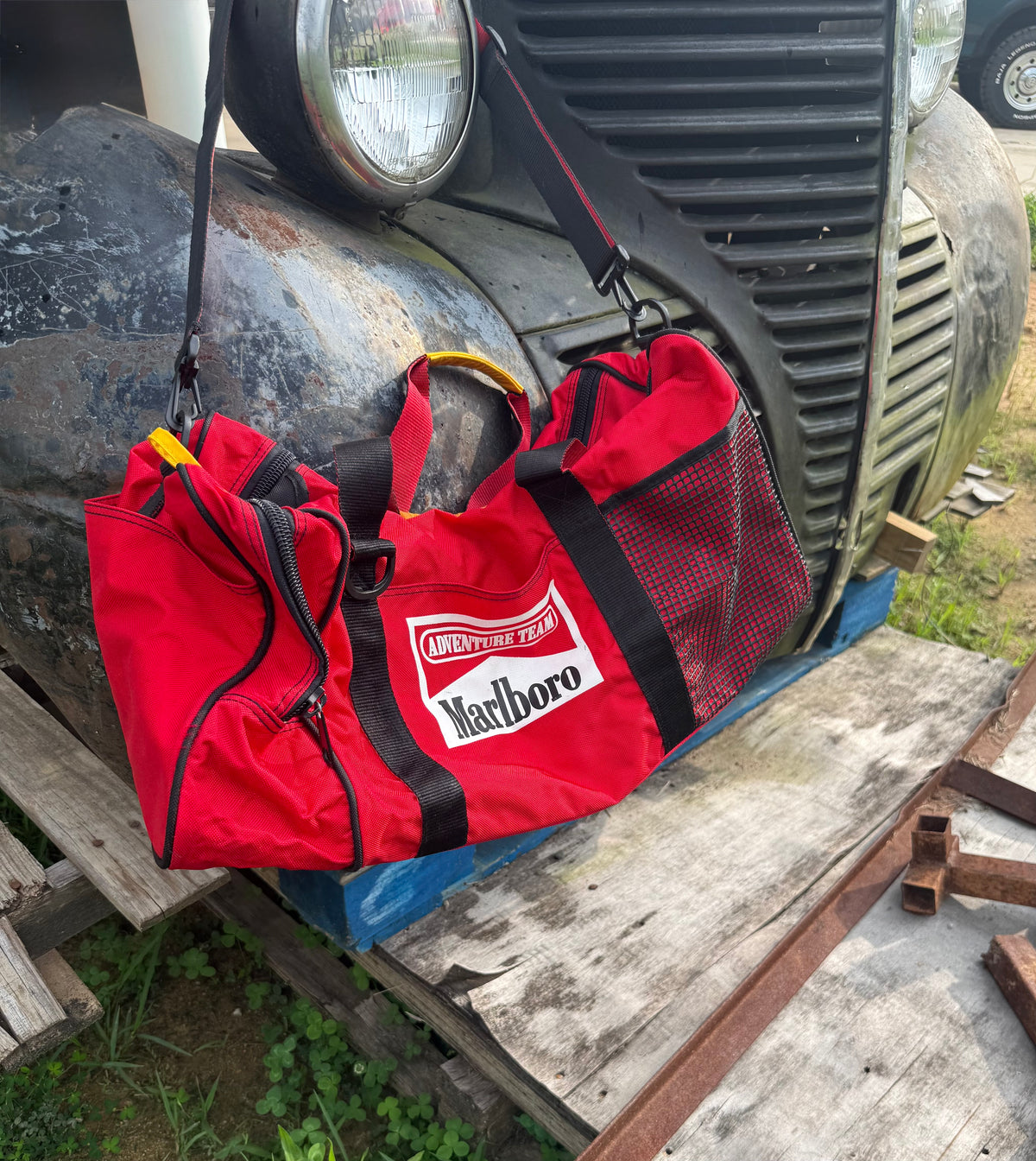 Authentic Vintage Large Marlboro Duffle Bag