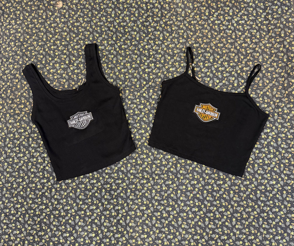 Black HD Inspired Cropped Tank